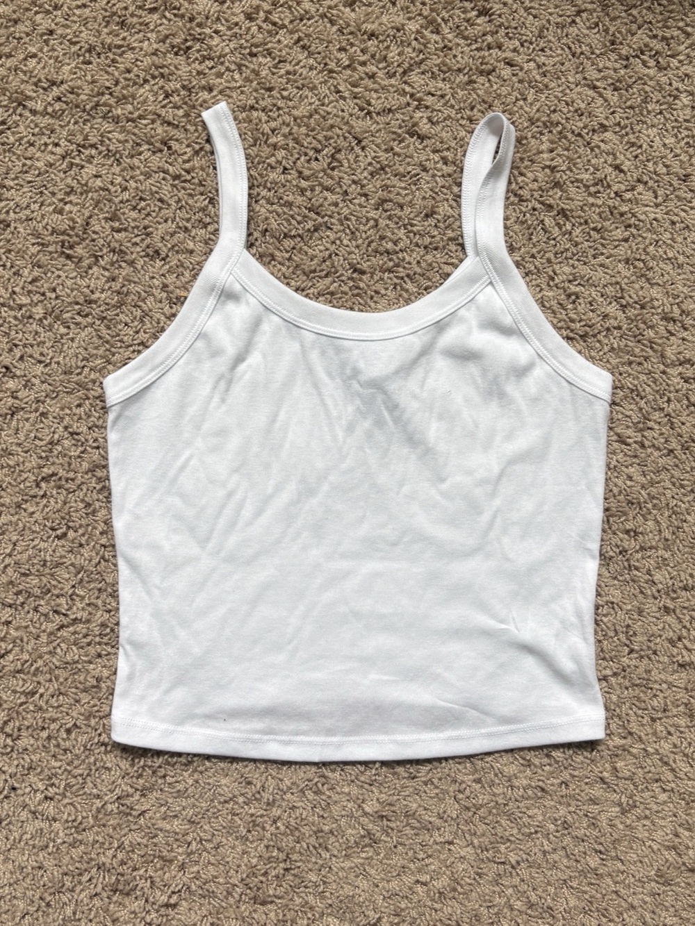 Bella + Canvas Micro Rib Tank | Stretch Fit Tank Top White Large